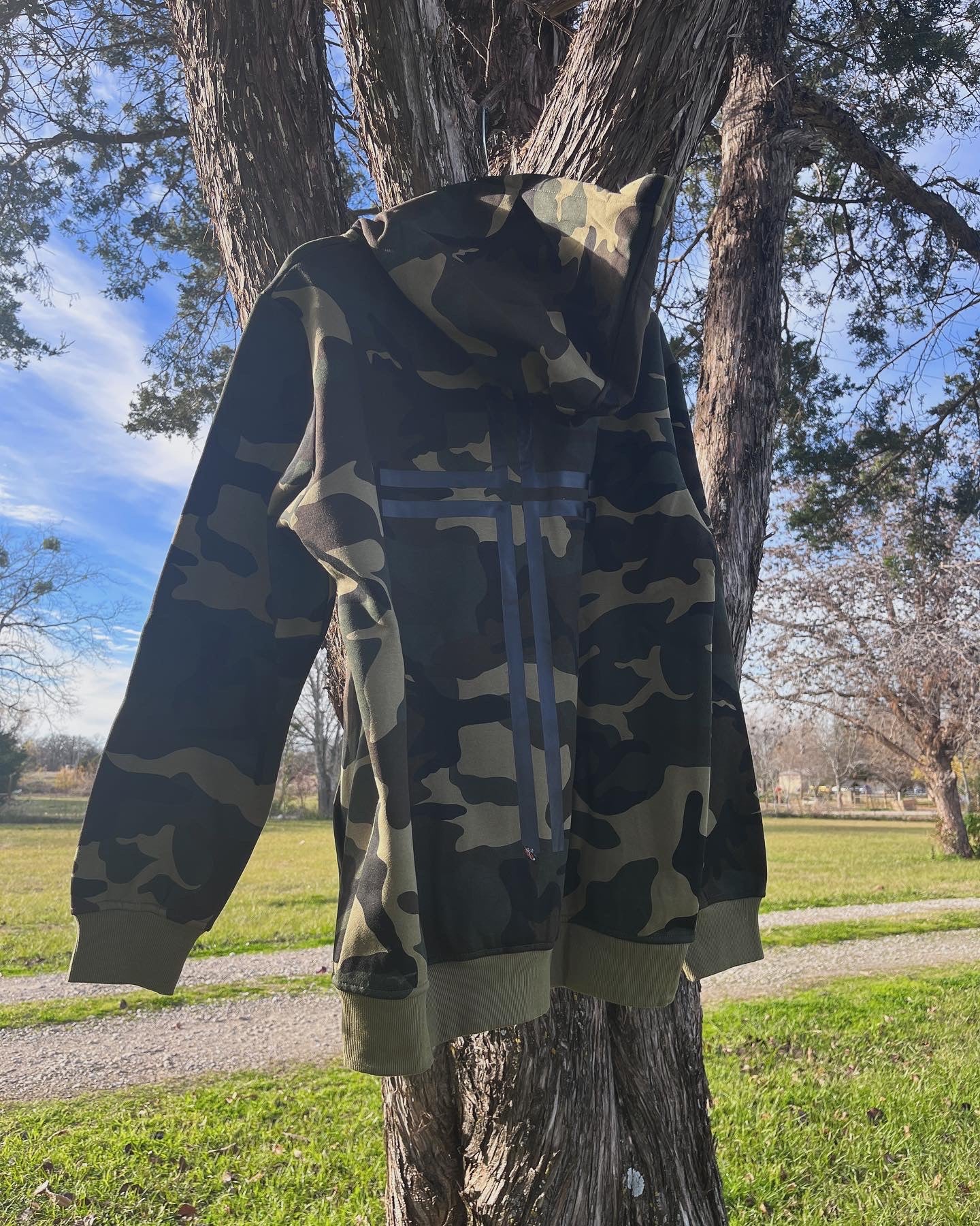Perspective Camouflage Hoodie