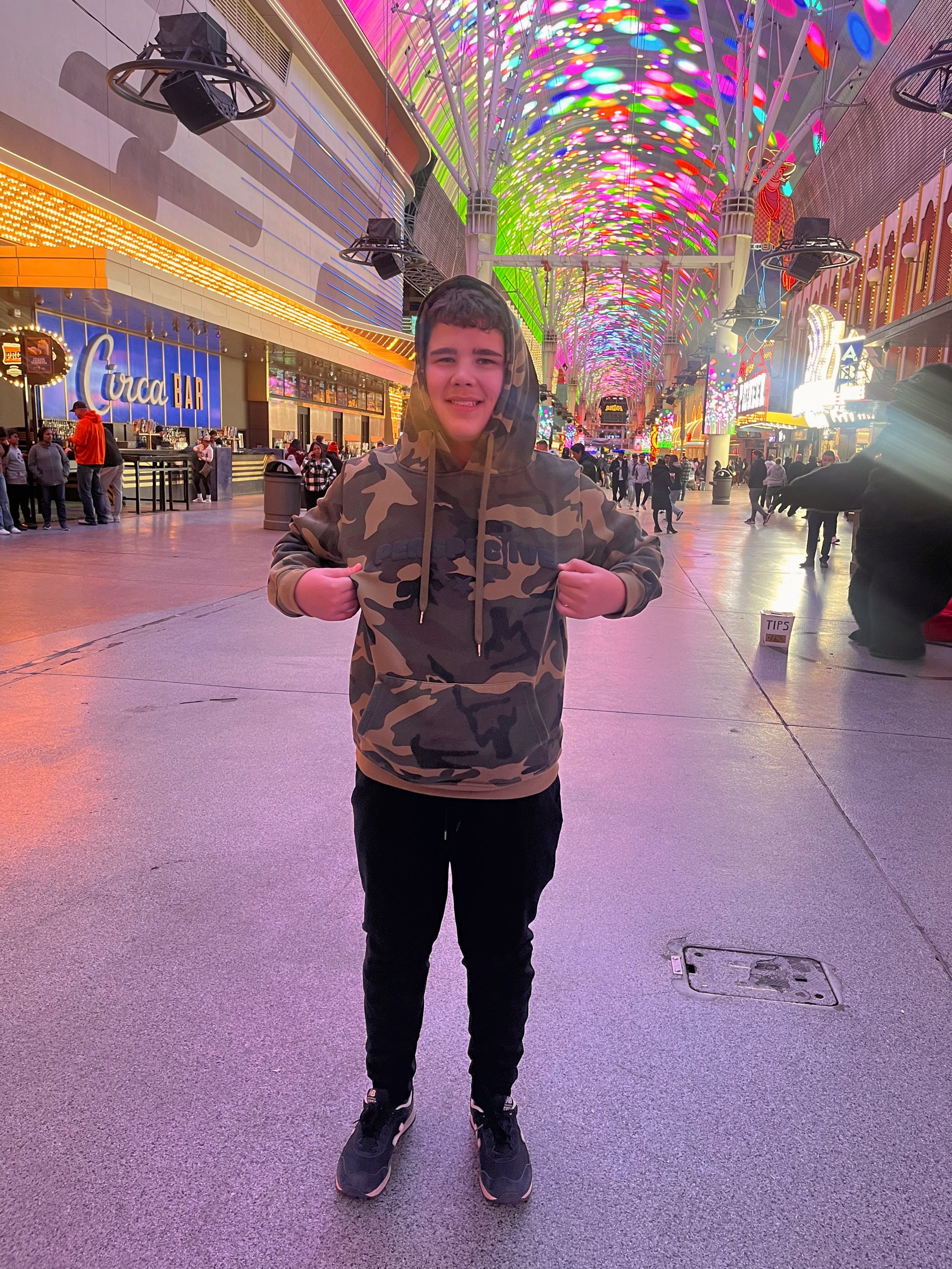 Perspective Camouflage Hoodie
