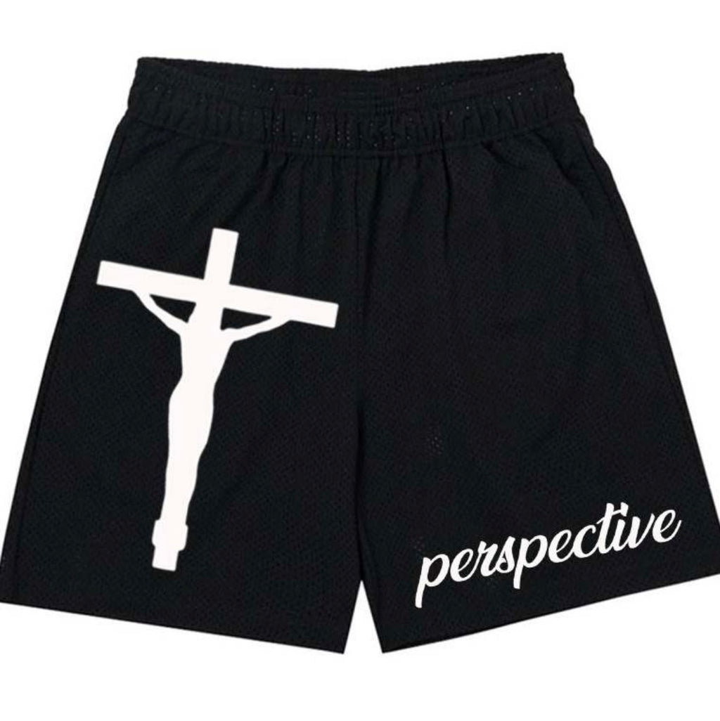 Perspective Black Shorts