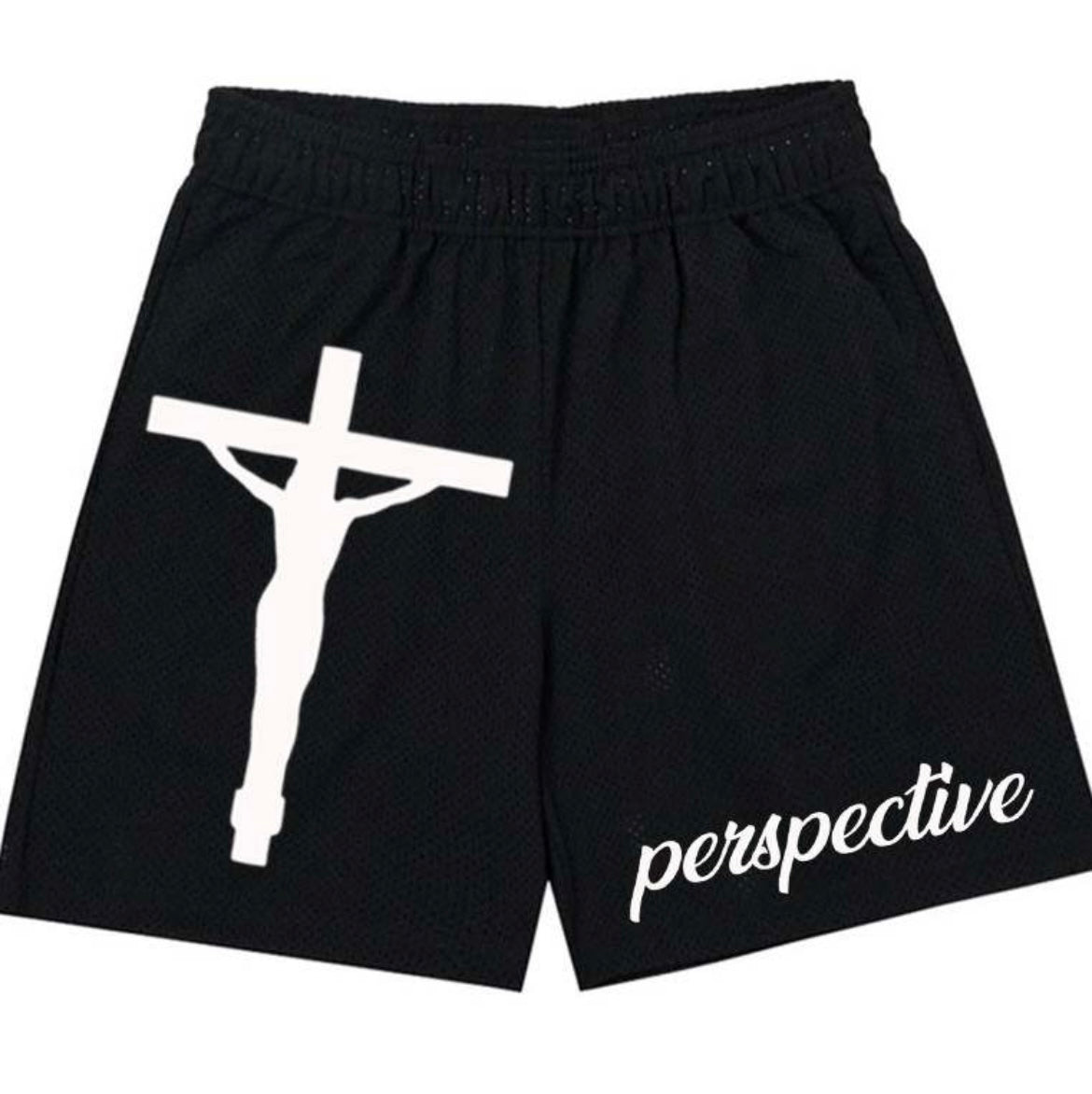 Perspective Black Shorts