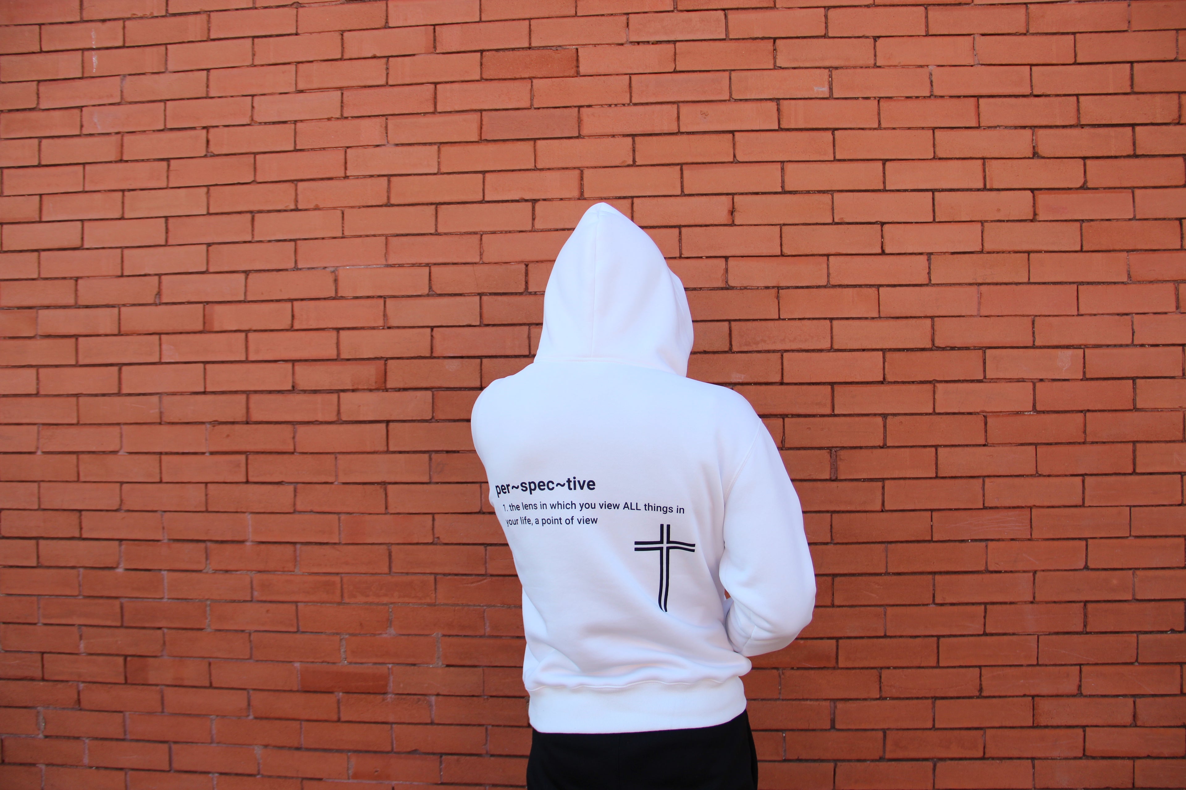 Perspective “OG” White Hoodie