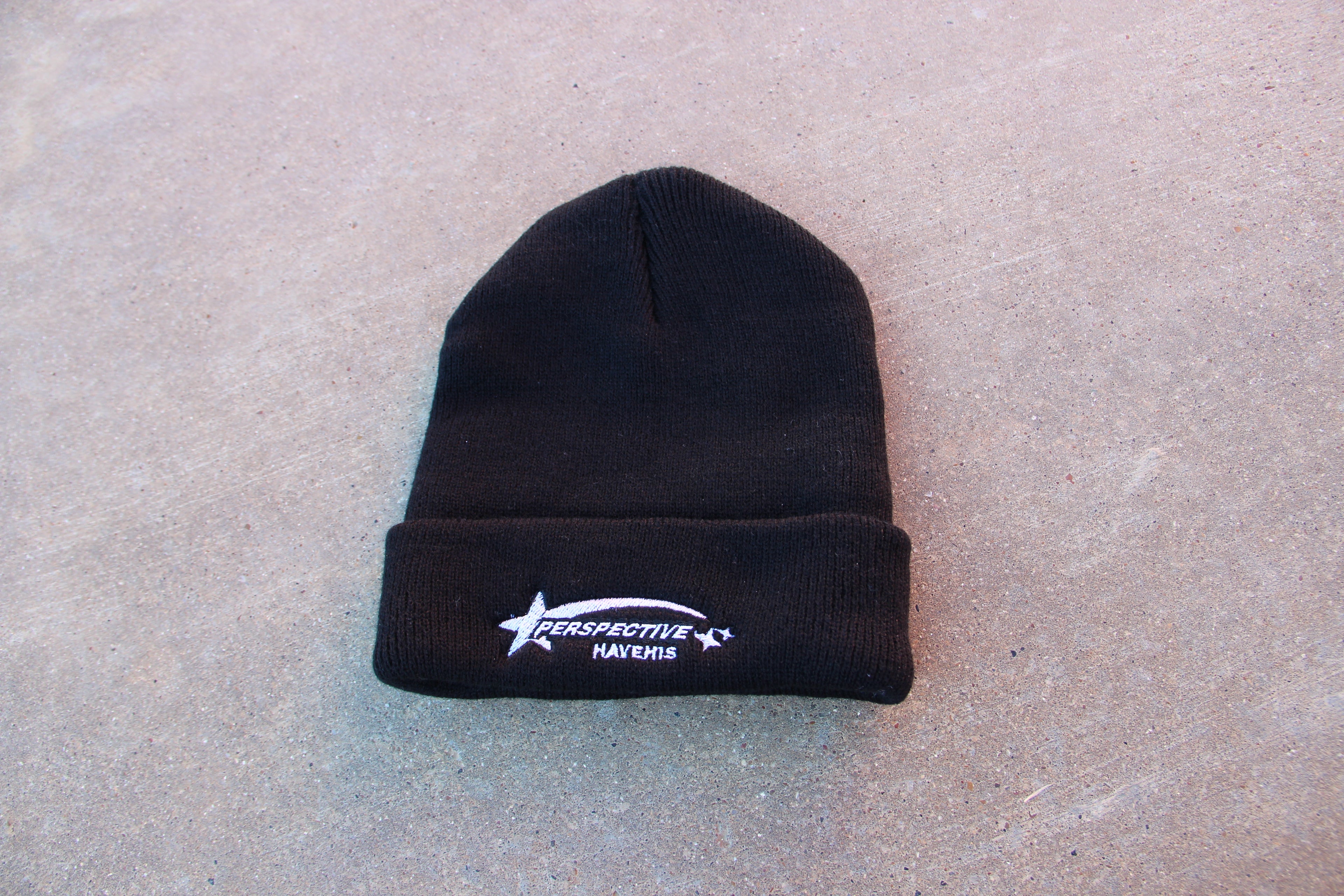 Perspective “have his” Black Beanie