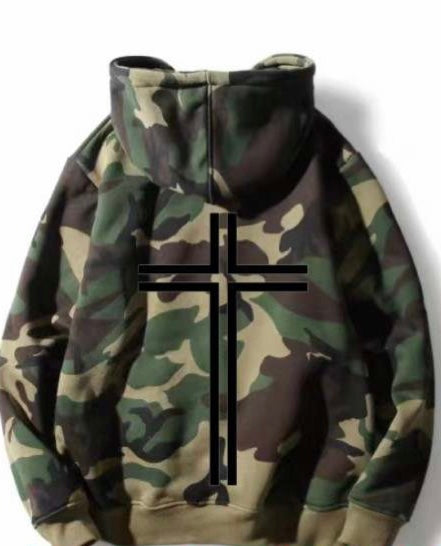 Perspective Camouflage Hoodie