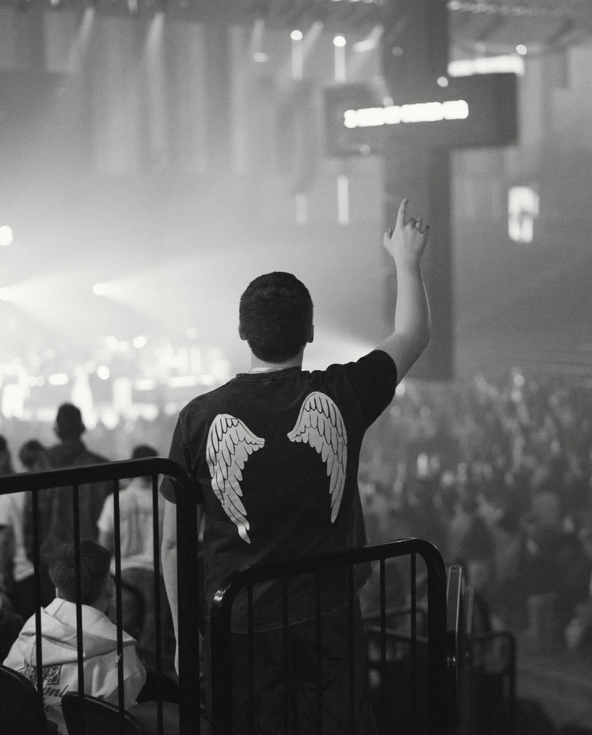 Perspective “he will return” Black Tee