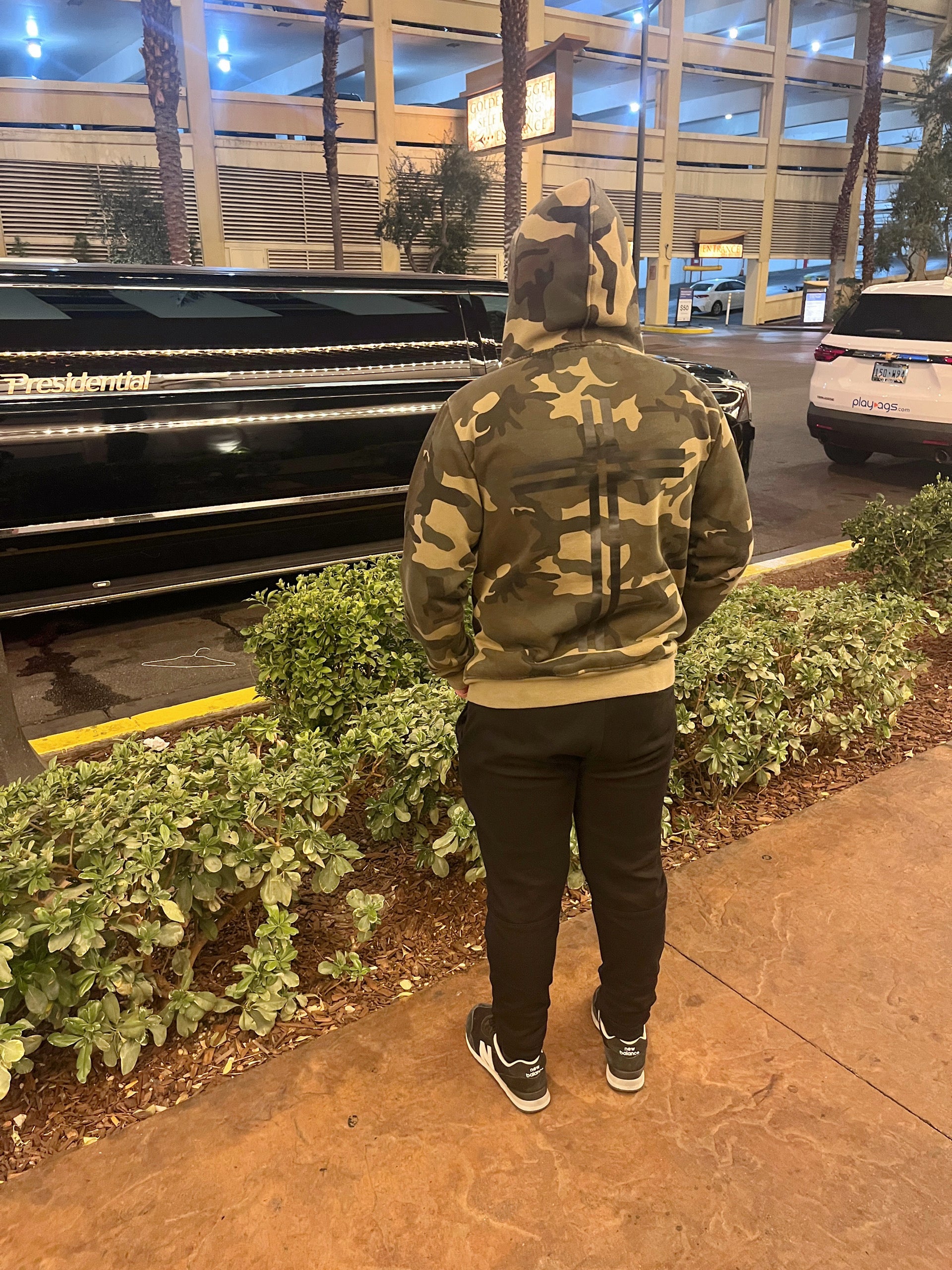 Perspective Camouflage Hoodie