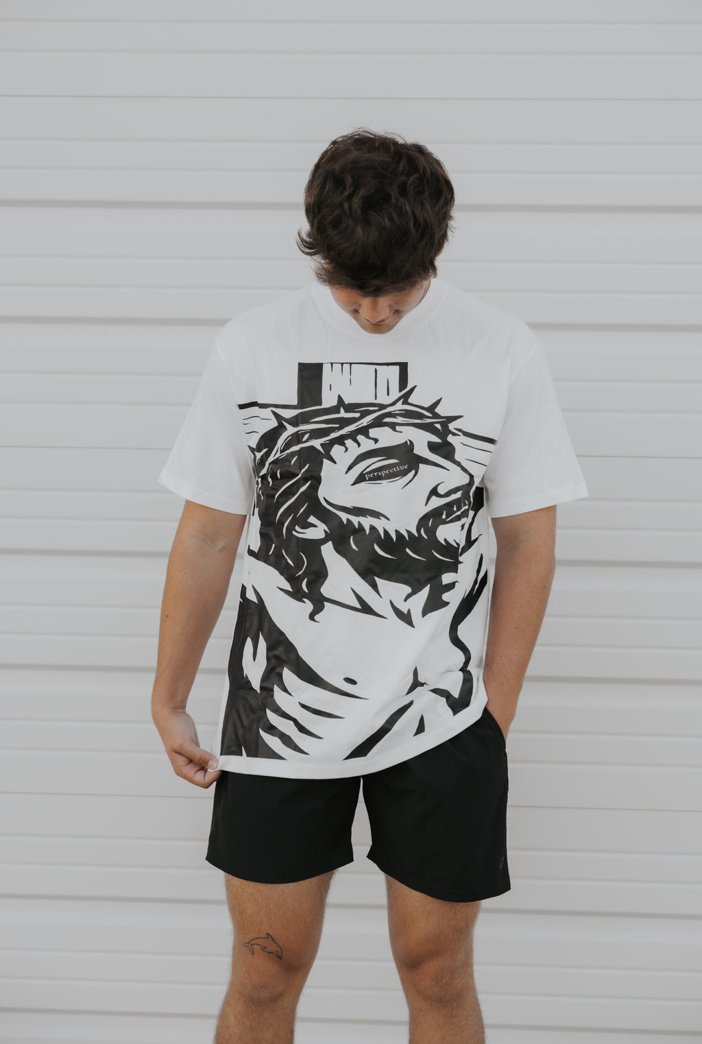 Perspective “vision” White Tee