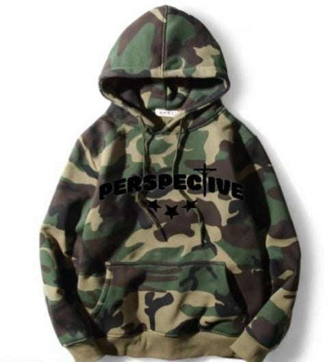 Perspective Camouflage Hoodie