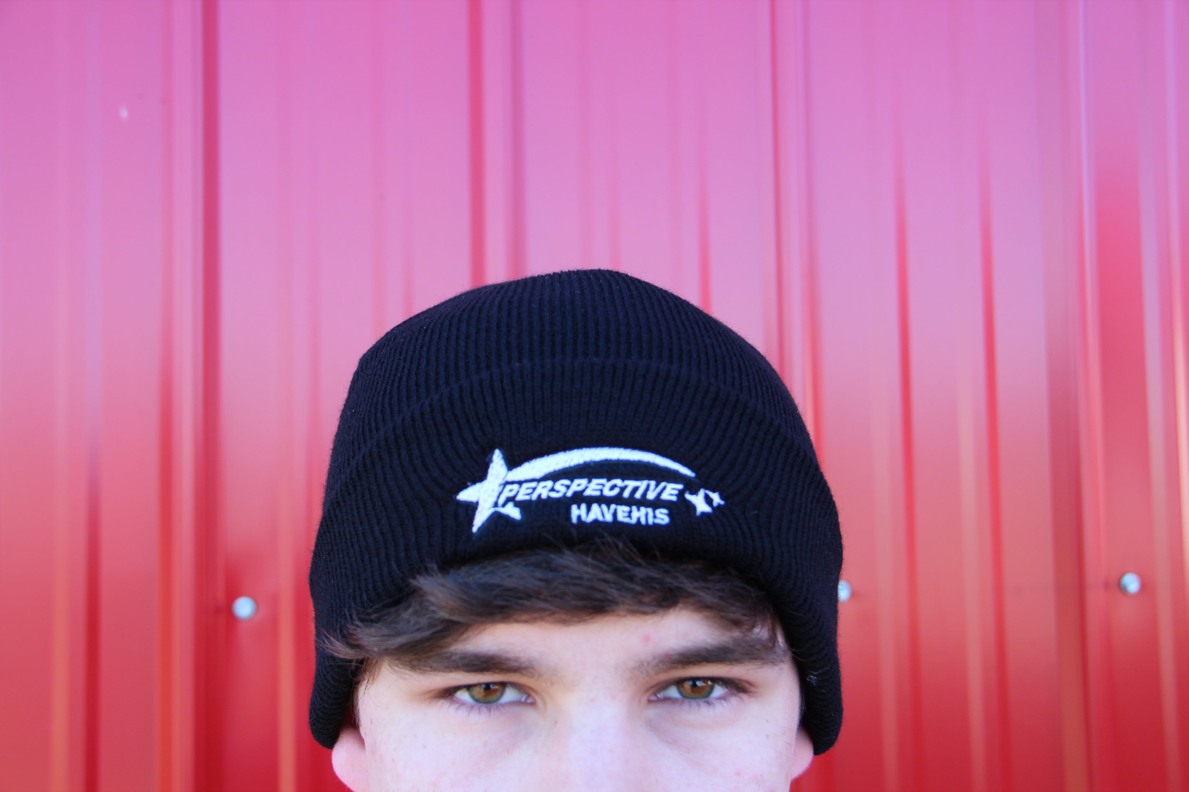 Perspective “have his” Black Beanie