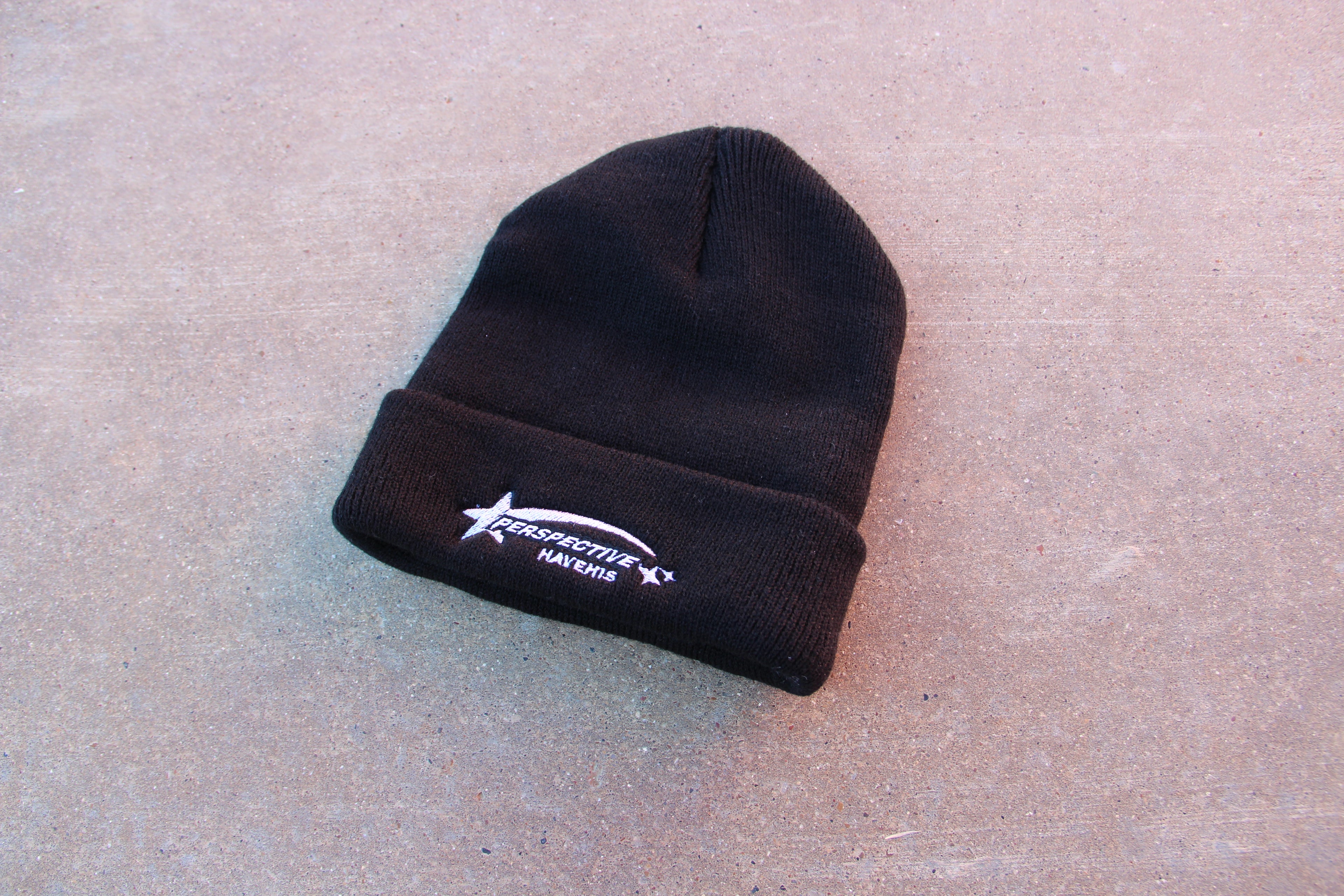 Perspective “have his” Black Beanie