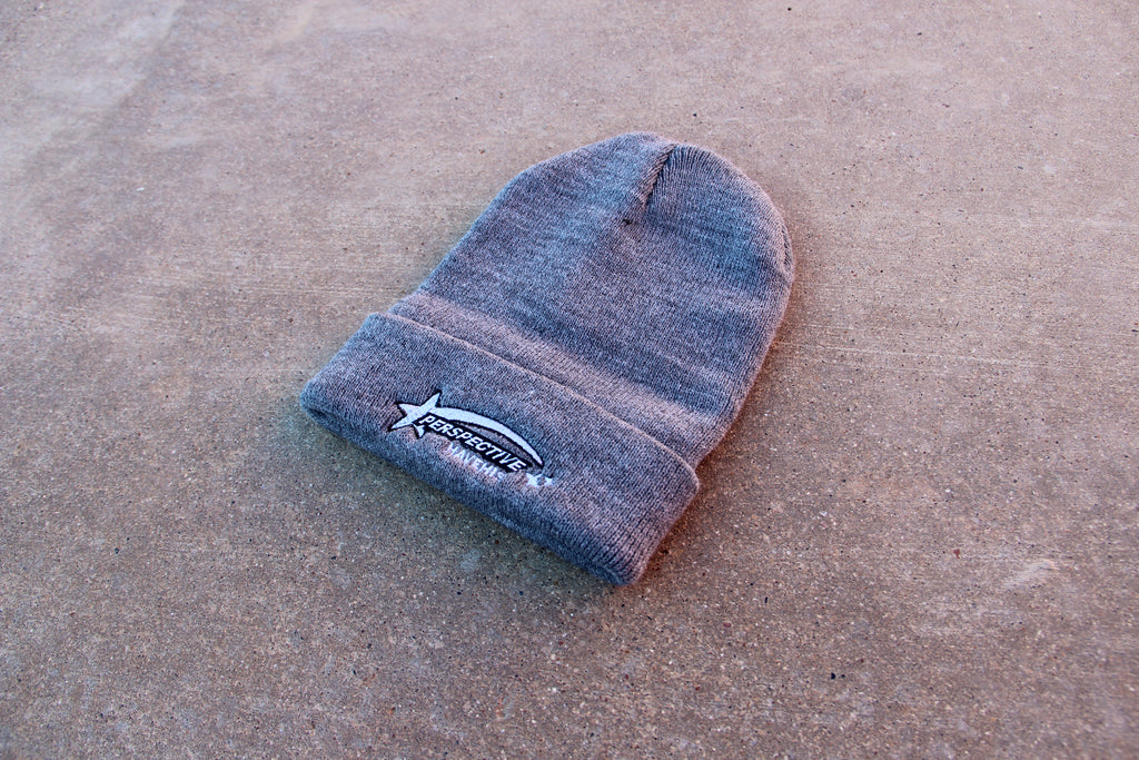 Perspective “have his” Gray Beanie