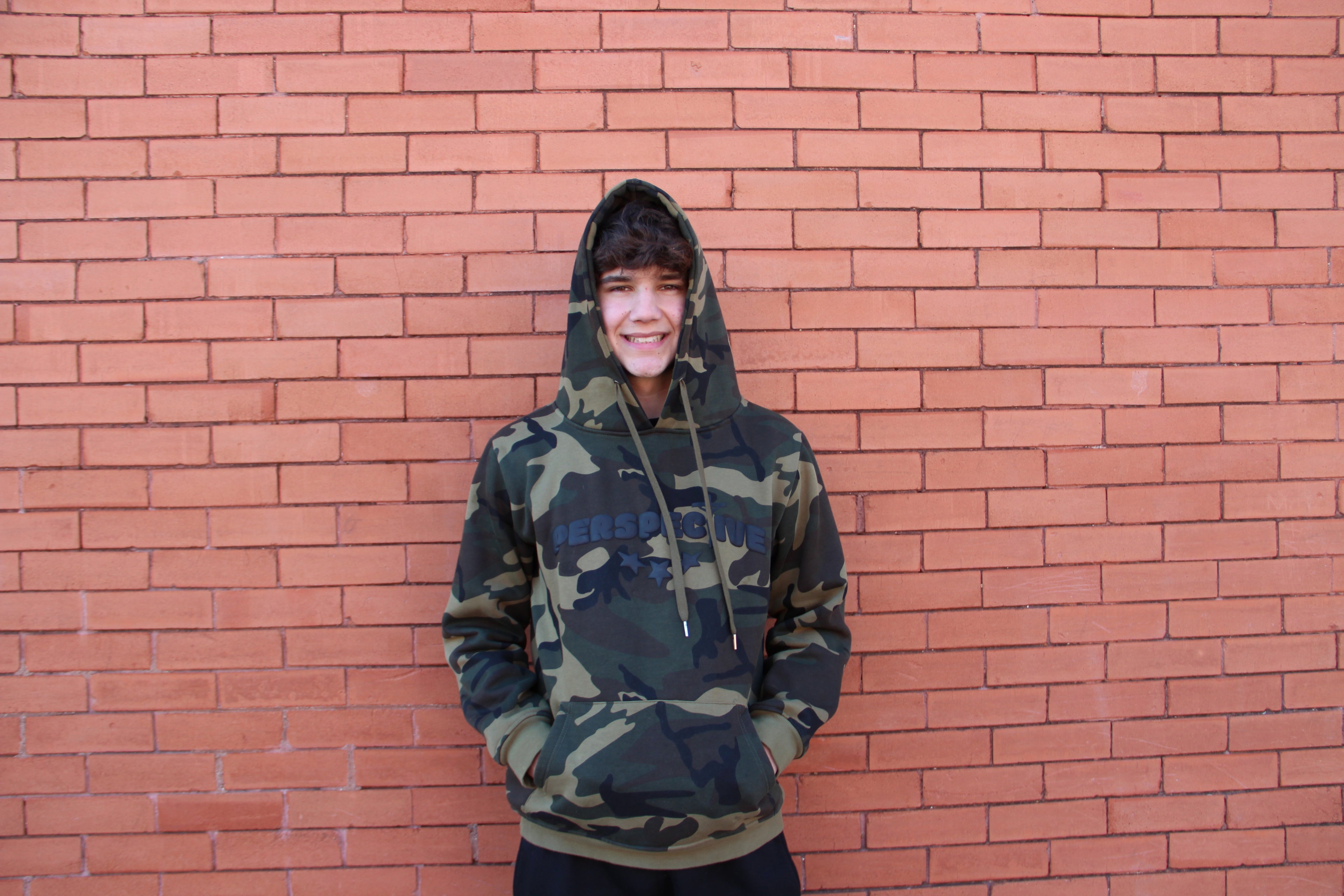 Perspective Camouflage Hoodie