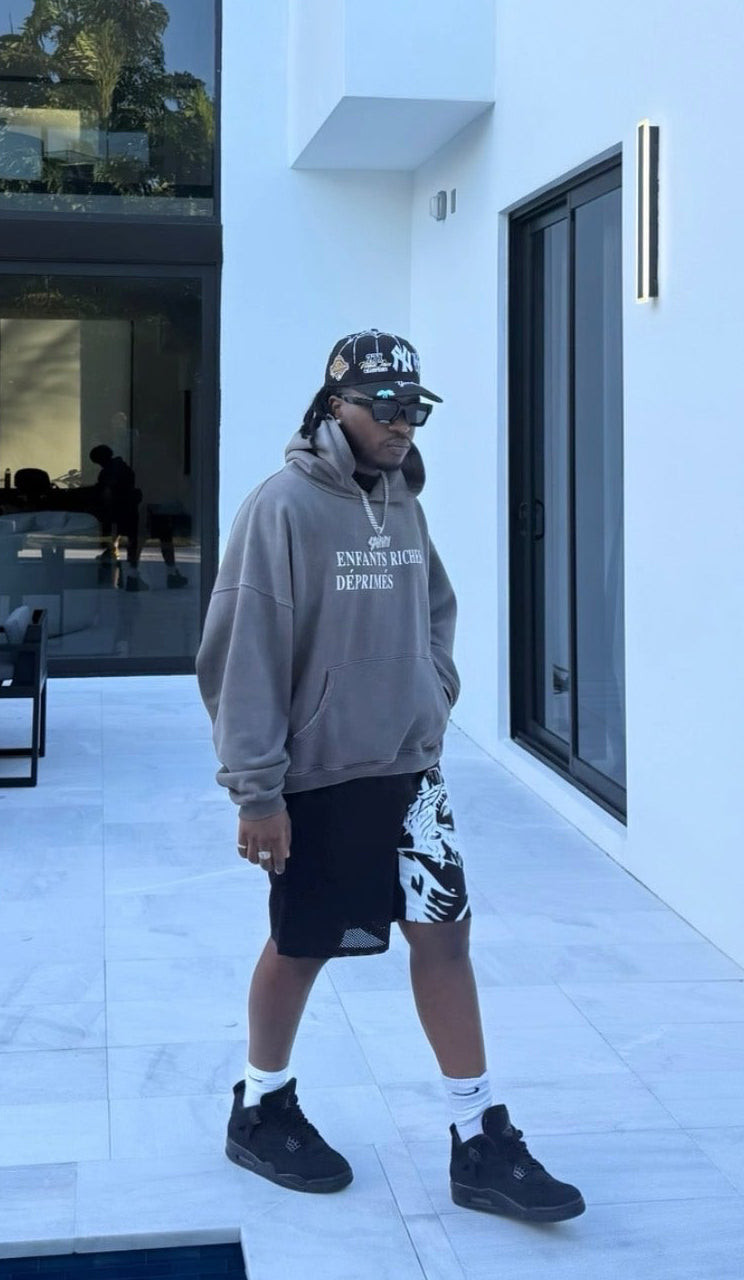 Perspective “vision” Black Shorts