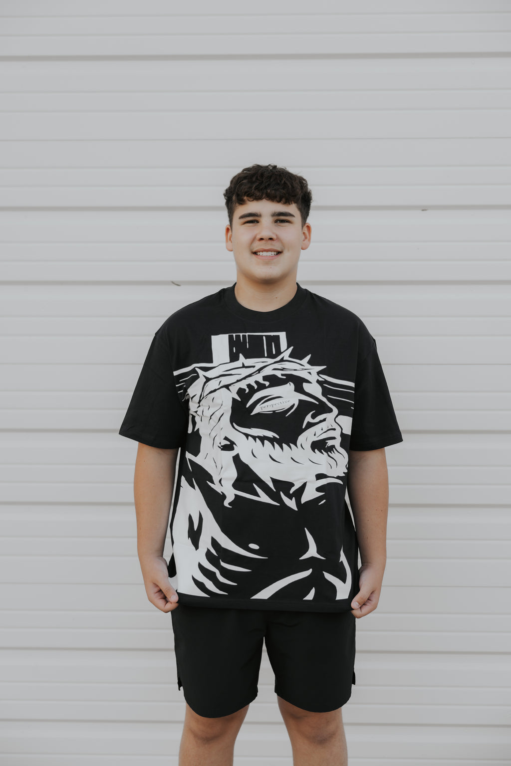 Perspective “vision” Navy Tee