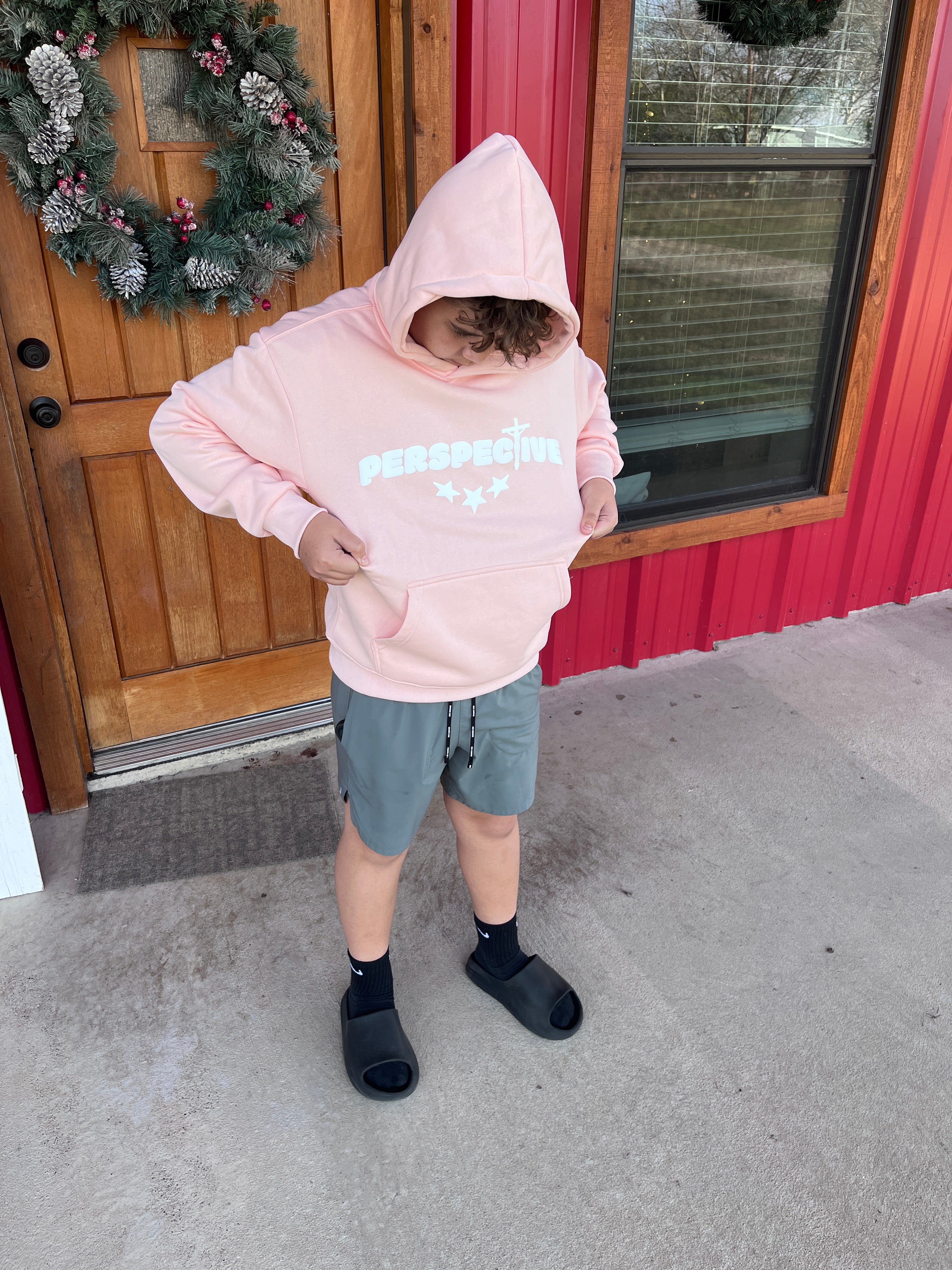 Perspective Pink Hoodie