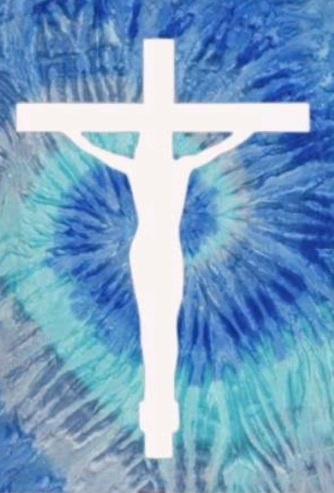 Perspective “have his” Blue Tie-Dye Tee