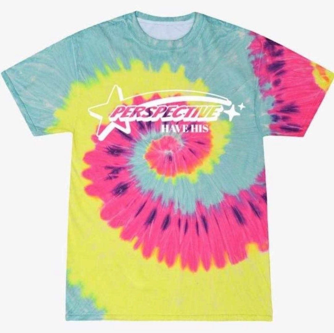 Perspective “have his” Multi-Color Tie-Dye Tee