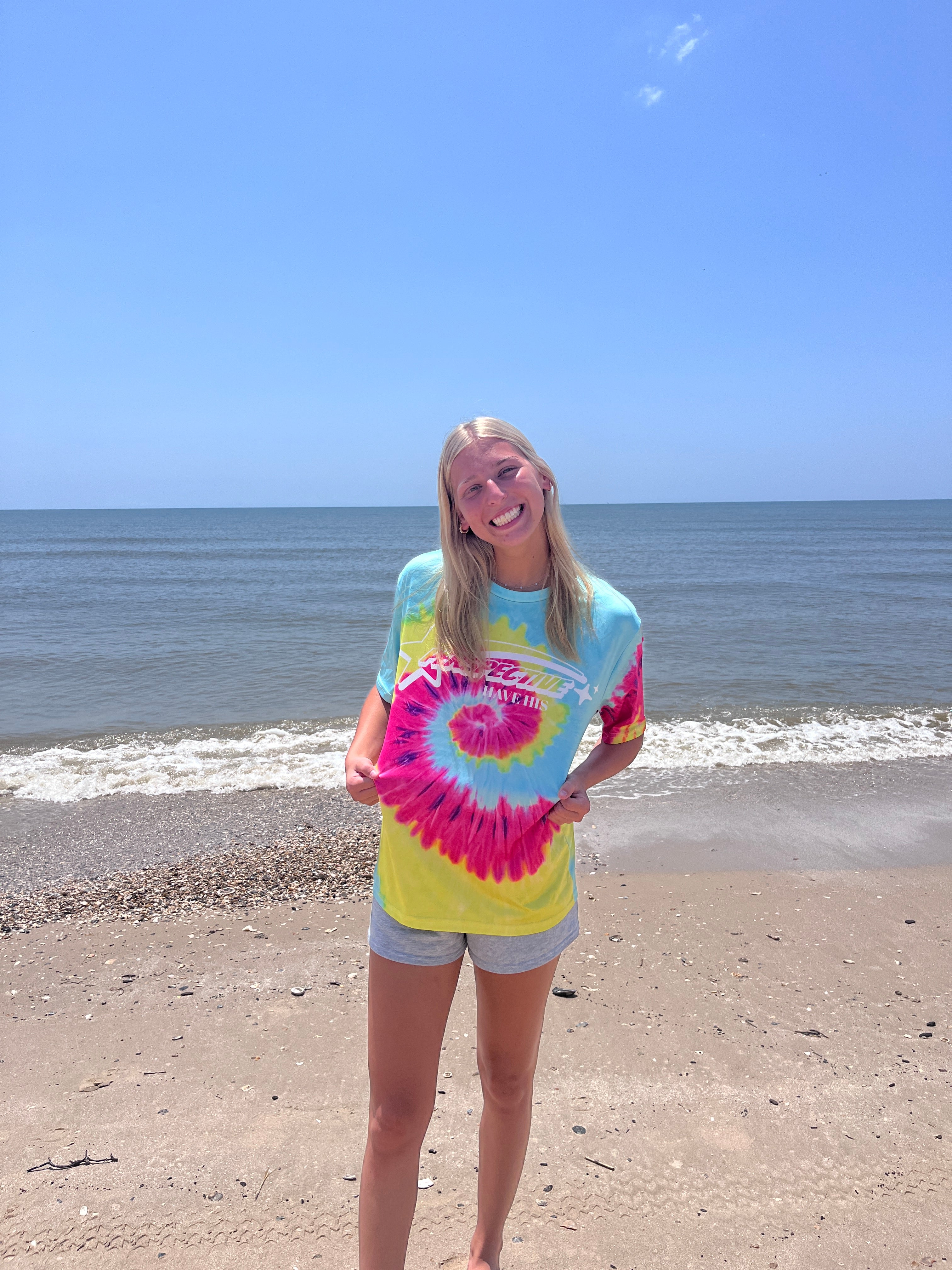 Perspective “have his” Multi-Color Tie-Dye Tee
