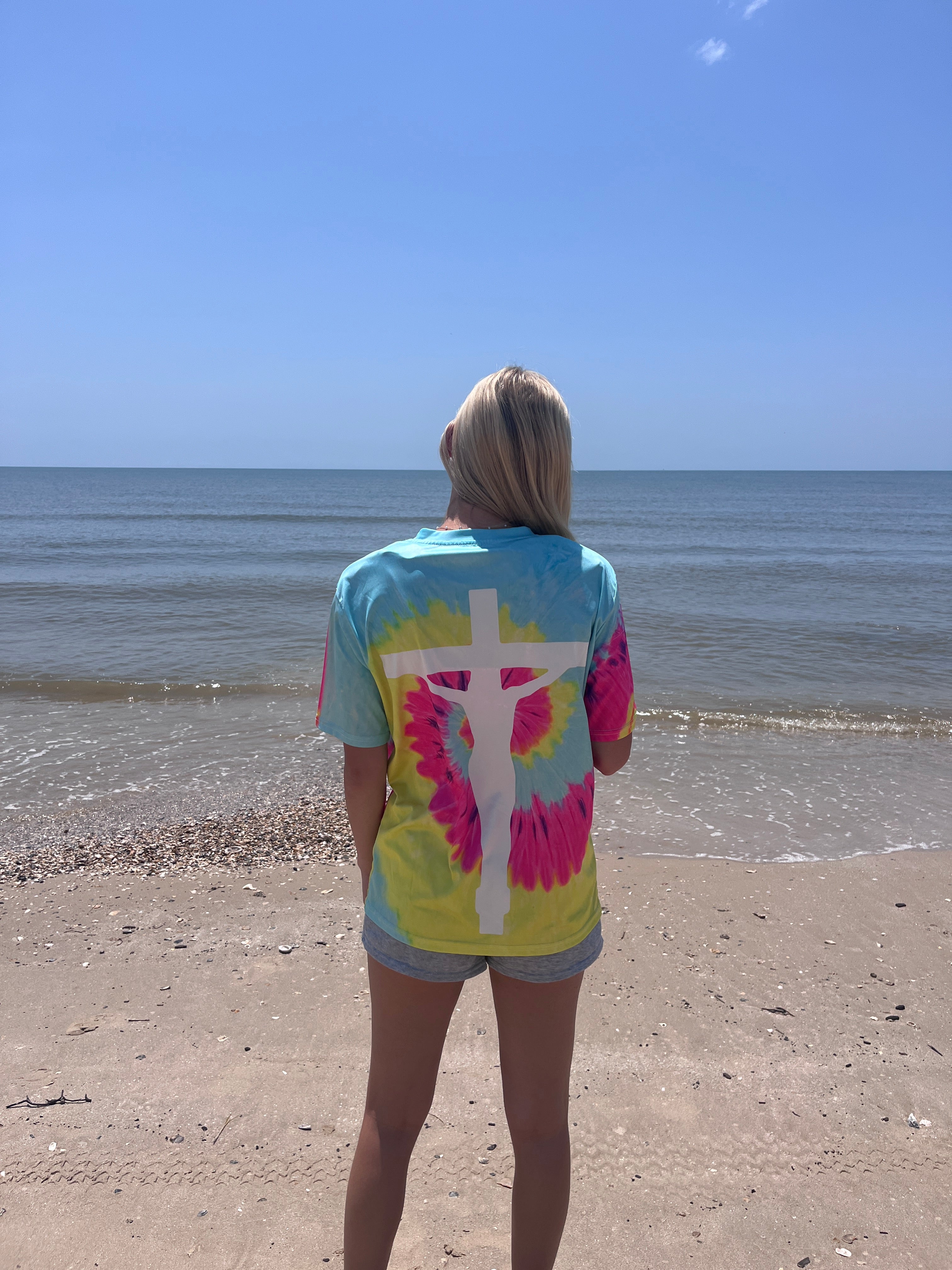 Perspective “have his” Multi-Color Tie-Dye Tee